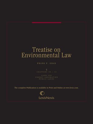 cover image of Grad, Treatise on Environmental Law